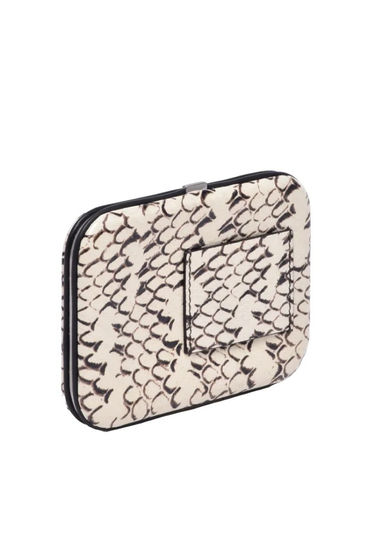 Prada Rigid Card Holder - White