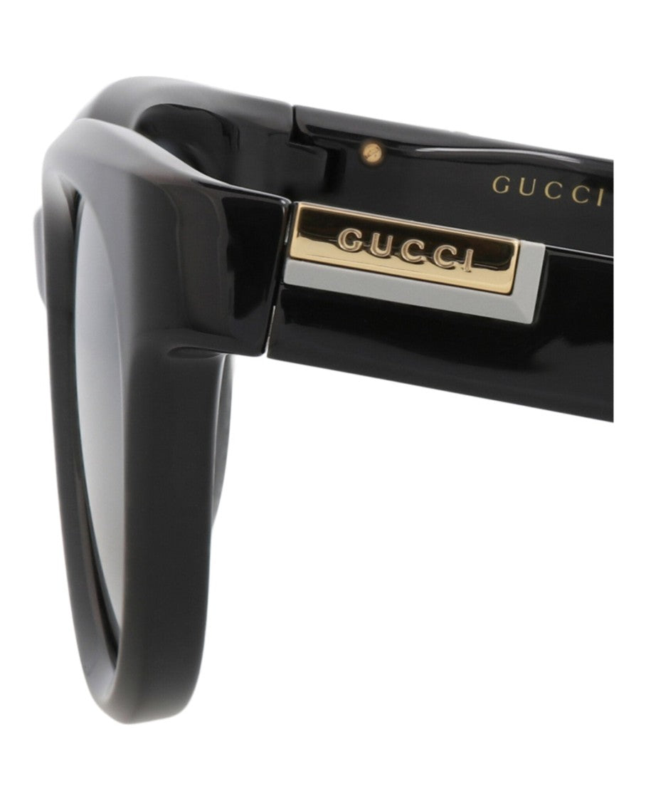 Gucci Round-Frame Injection Sunglasses
