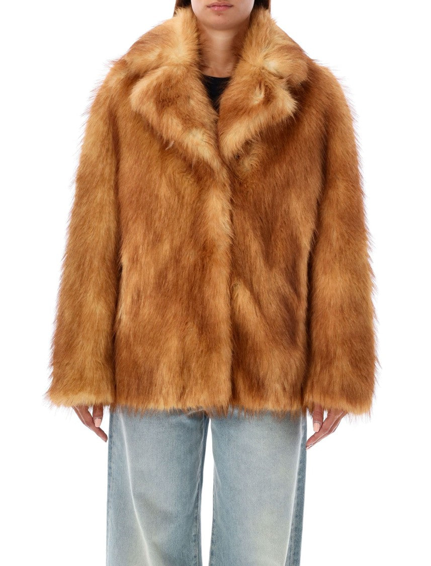 Stand Studio Plush Faux Fur Janice Jacket