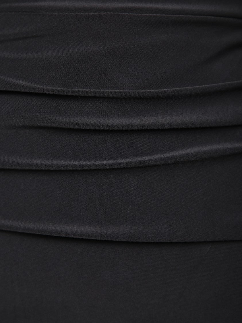 Norma Kamali Sweetheart Neckline Dress