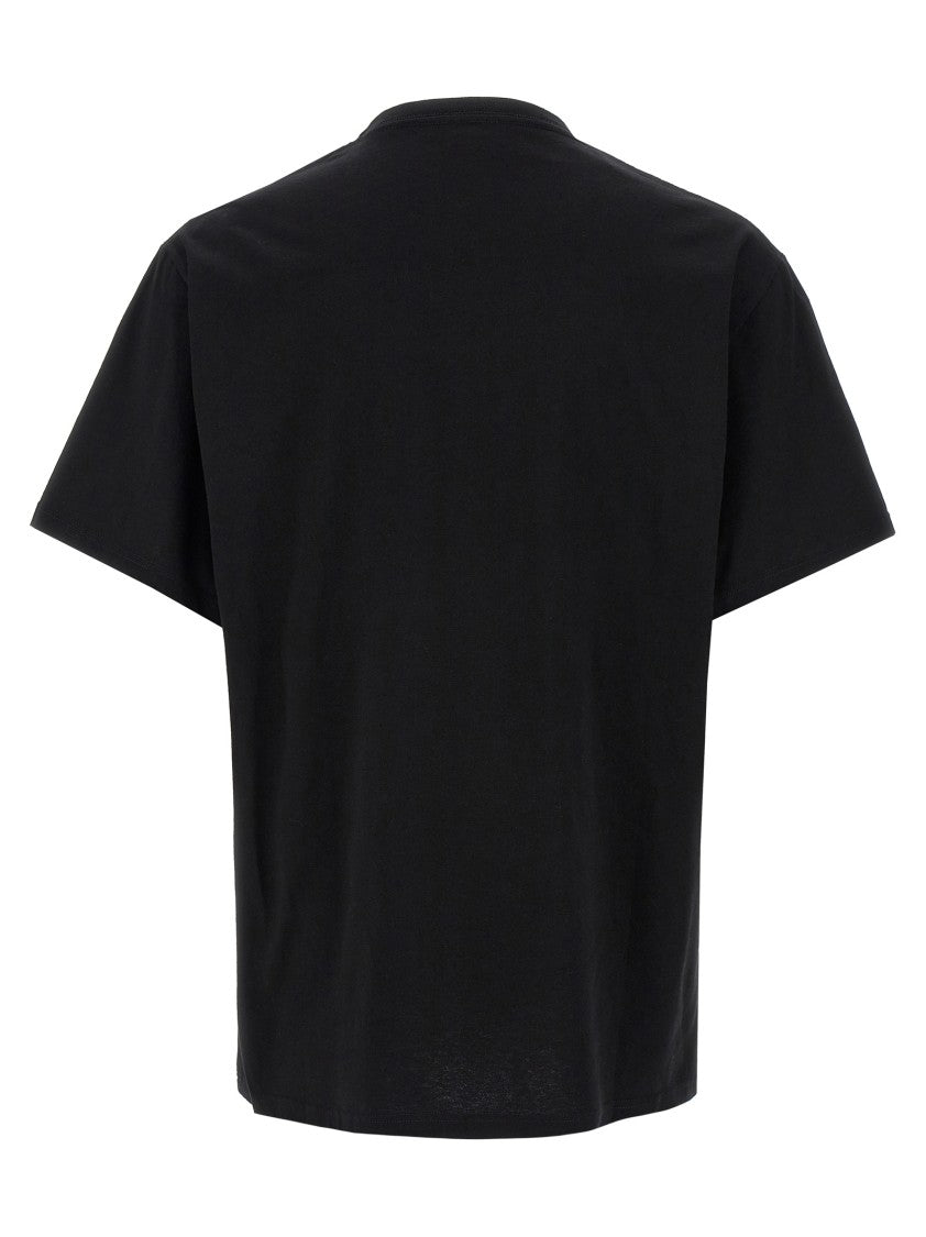 Mcqueen Flocked 'Skull' T-Shirt