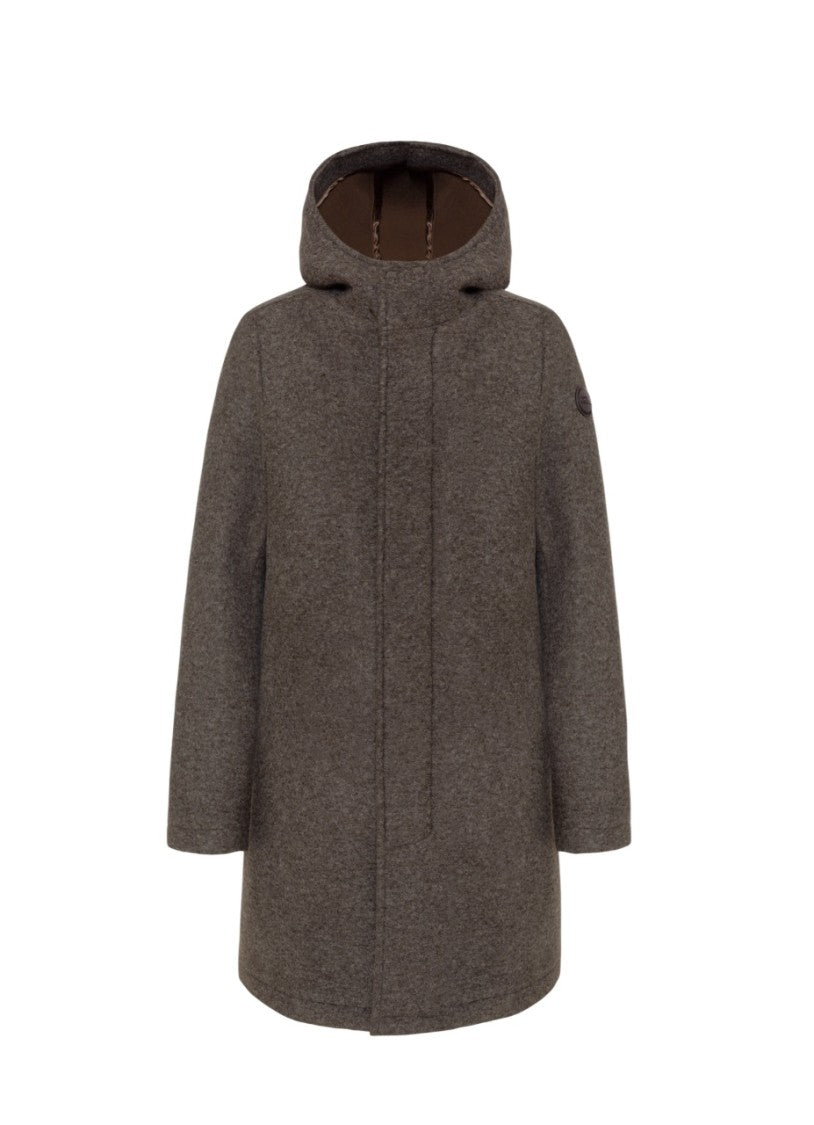 Colmar Originals Tailored Brown Hooded Coat