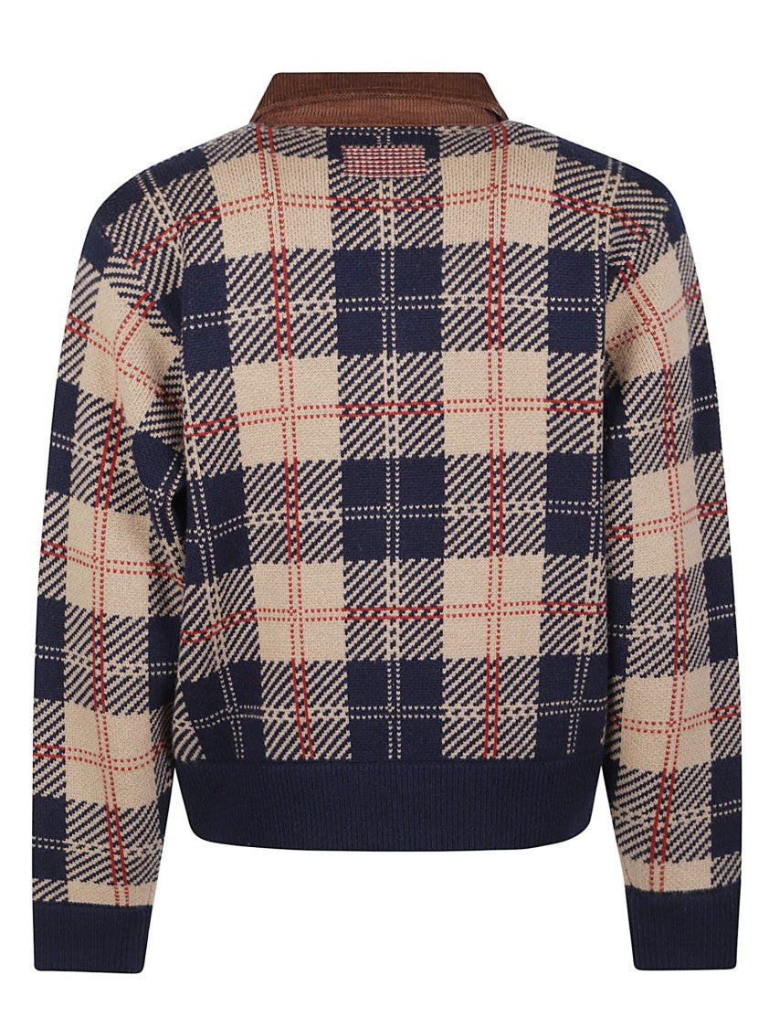 Guest In Residence Tartan Wool-Cashmere Bomber Jacket