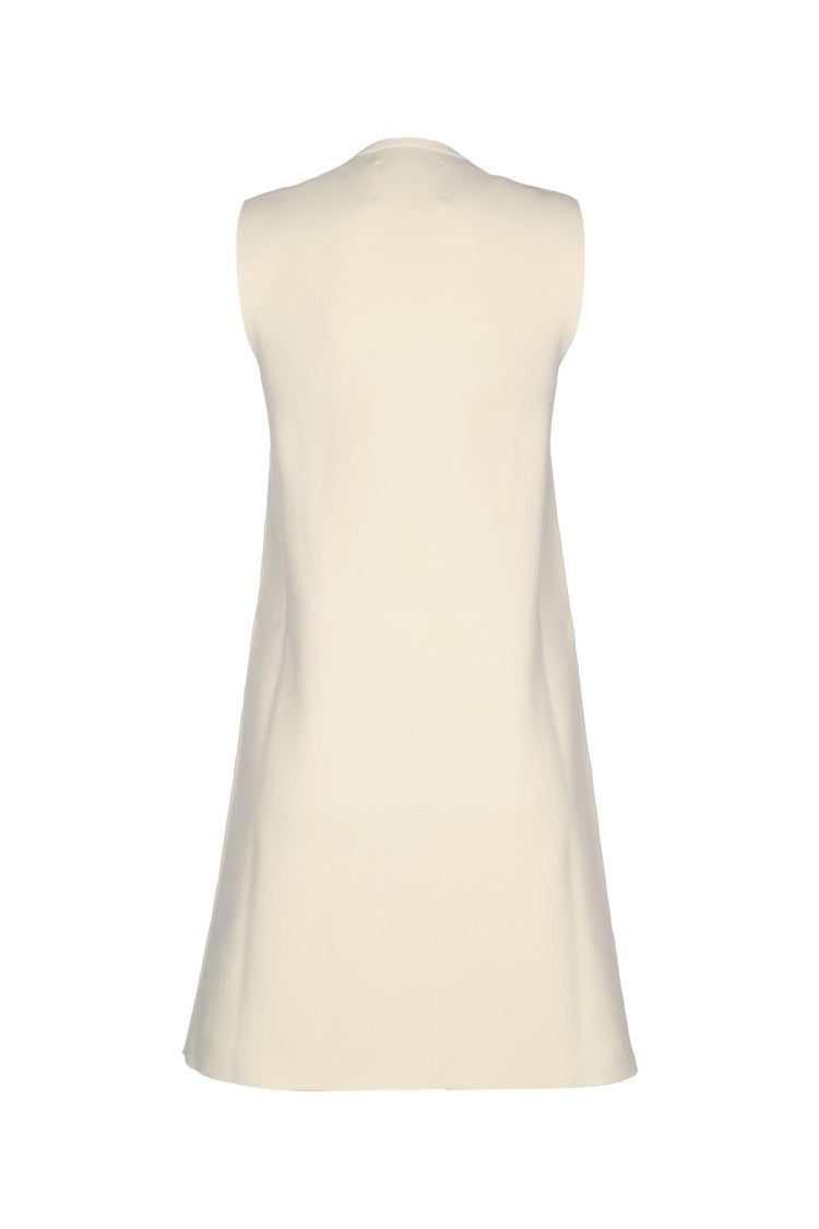 Jil Sander Sleeveless Mini Dress With Flared Hem