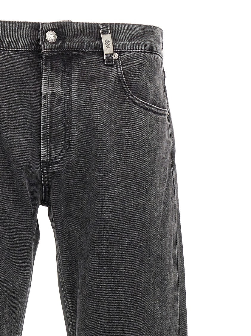 Mcqueen Metal Plate Jeans