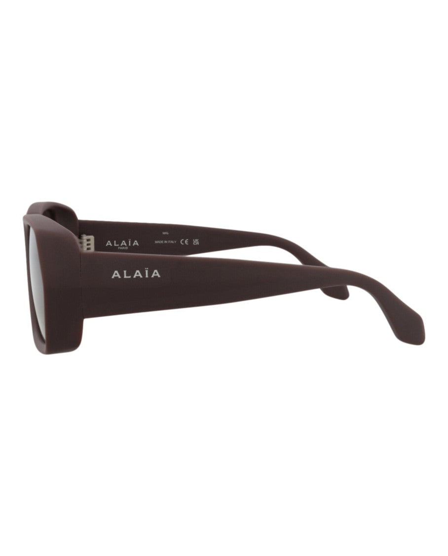 Alaïa Square-Frame Recycled Acetate Sunglasses