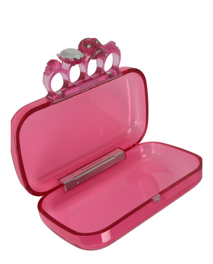 Alexander Mcqueen Skull Four-Ring Clutch