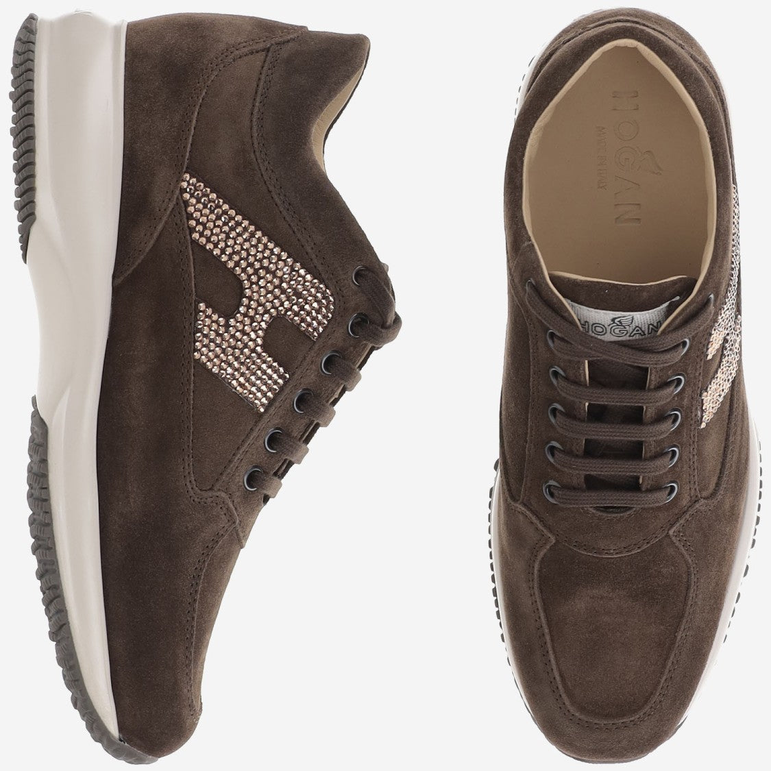 Hogan Suede Interactive Sneakers