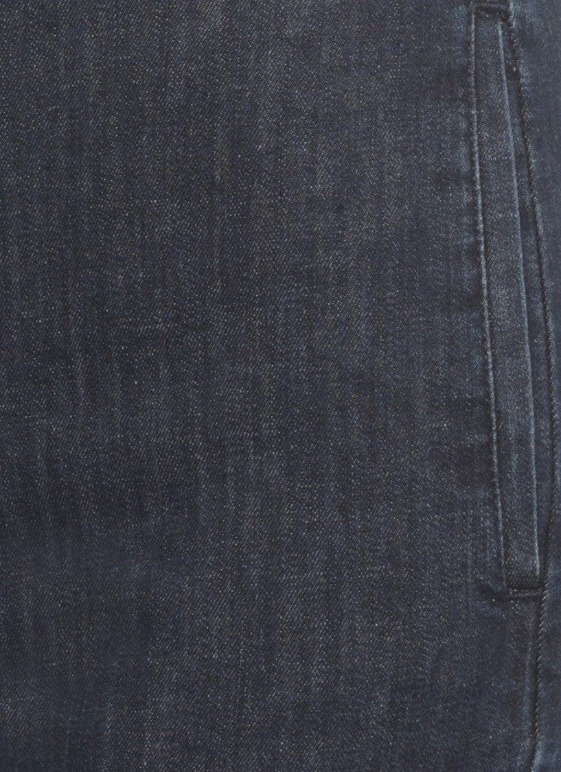 Cigala's Blue Elastic Waist Cotton Jeans