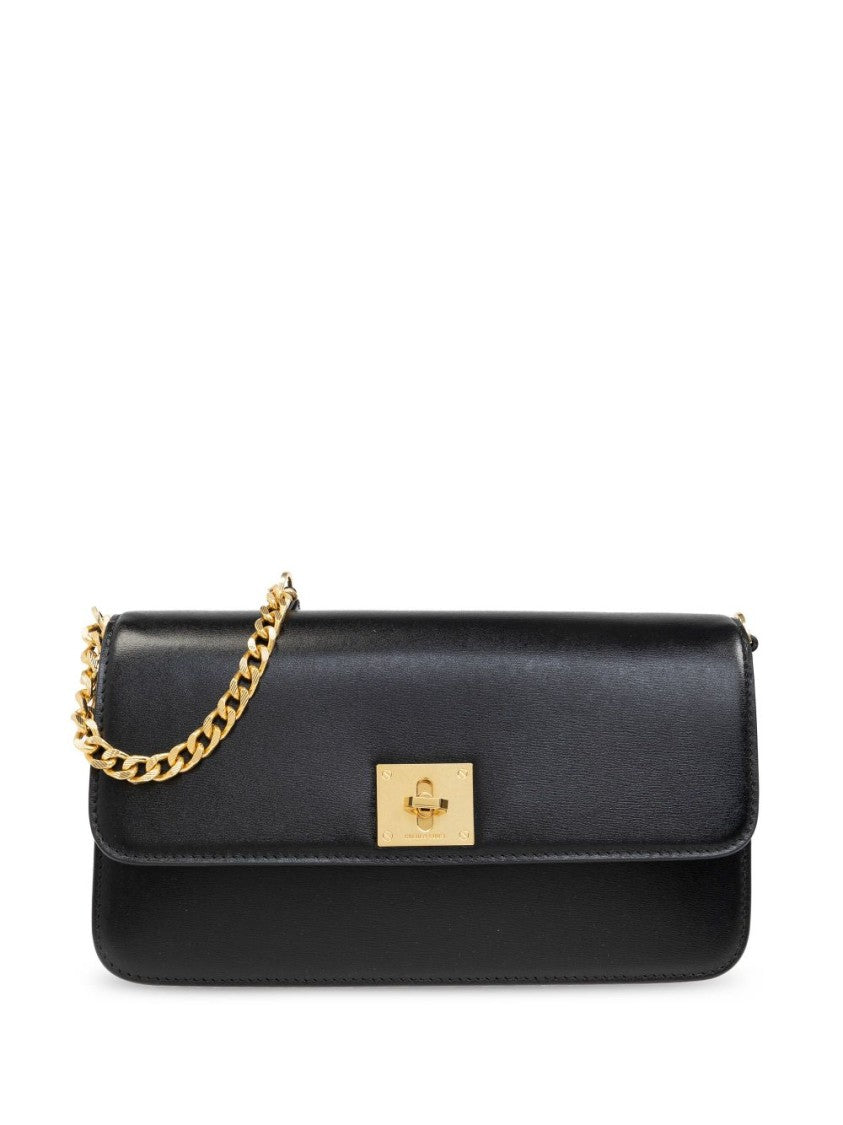 Golden Goose Rectangular Black Calf Leather Bag