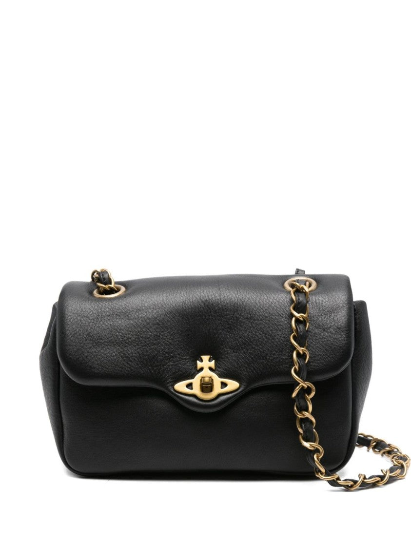 Vivienne Westwood Black Leather Bag