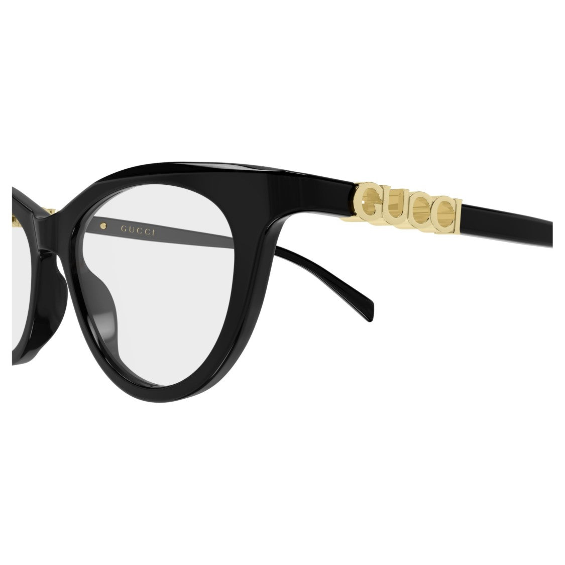 Gucci Gg2034o Cat-Eye Eyeglasses With Gold Accents