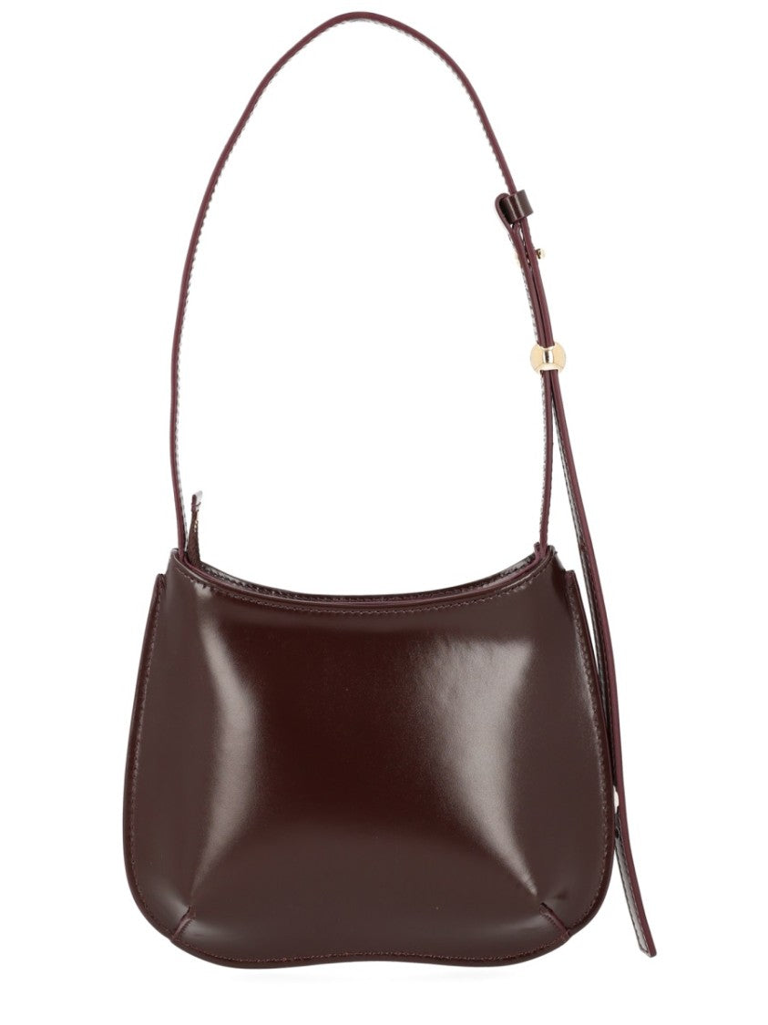 Jacquemus Brown Bisou Calf Leather Shoulder Bag