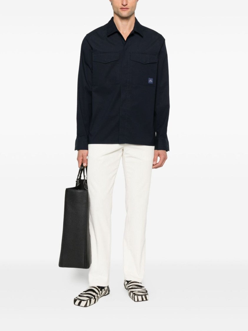 Dondup Cotton-Blend Corduroy Straight-Leg White Jeans