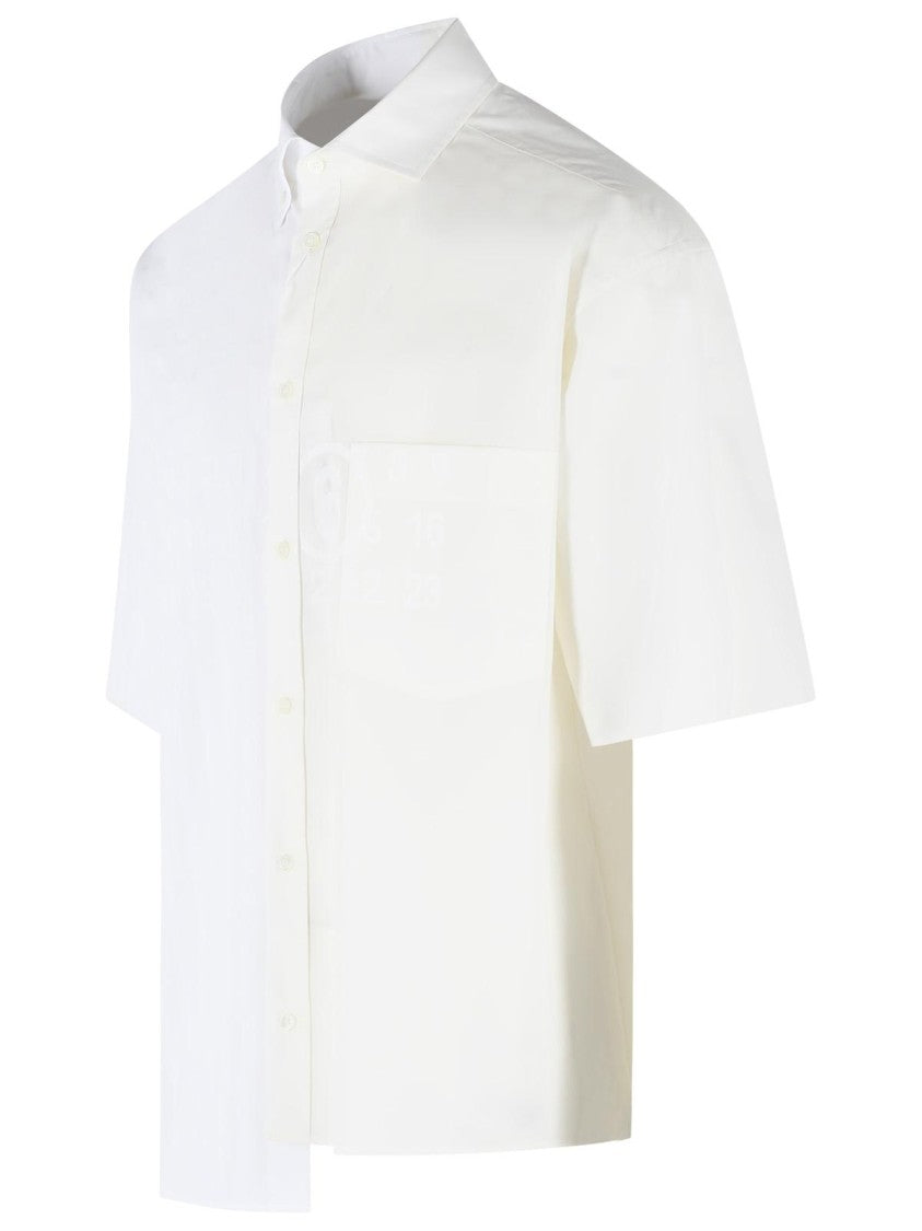 Mm6 By Maison Margiela White Cotton Shirt
