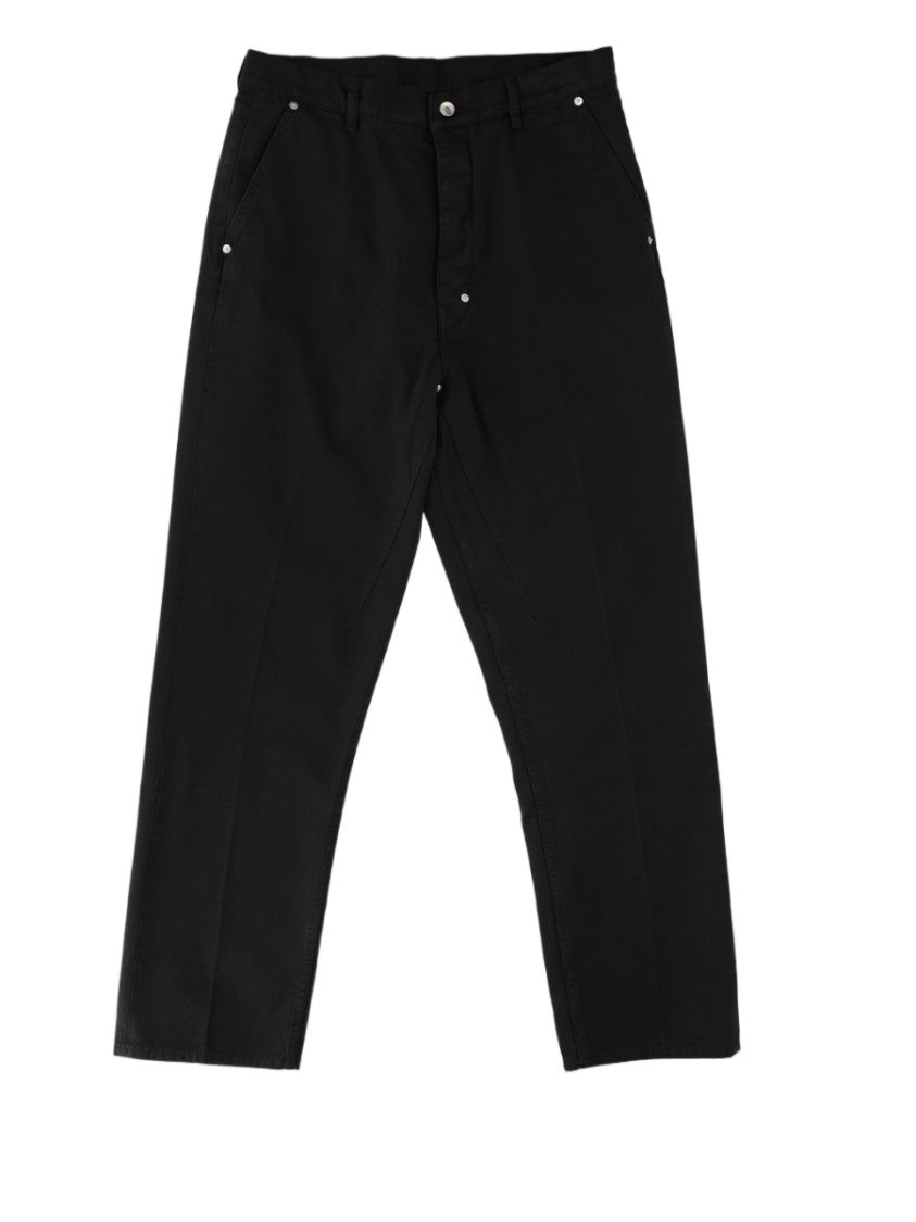 Drkshdw By Rick Owens Straight-Leg Classic Five-Pocket Black Jeans