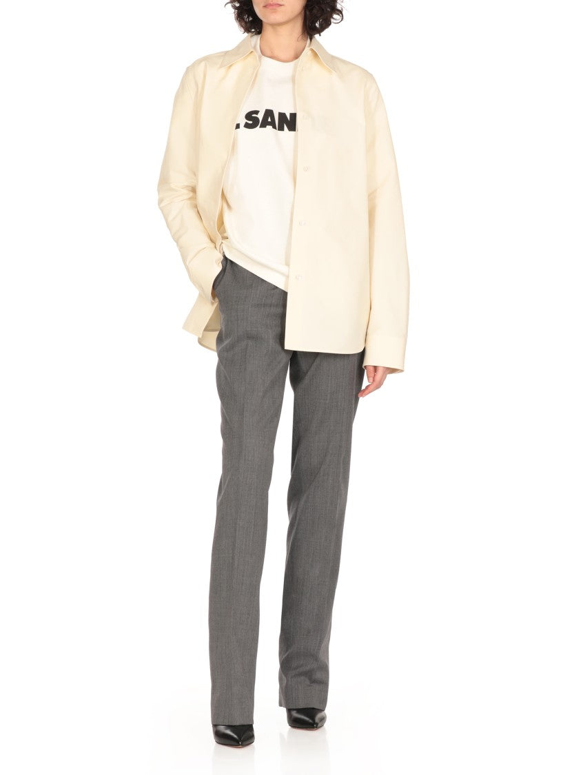 Jil Sander Ivory Compact Light Shirt