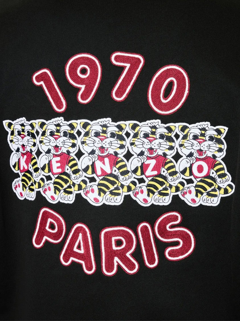 Kenzo Wild Tiger Embroidered Classic Hoodie