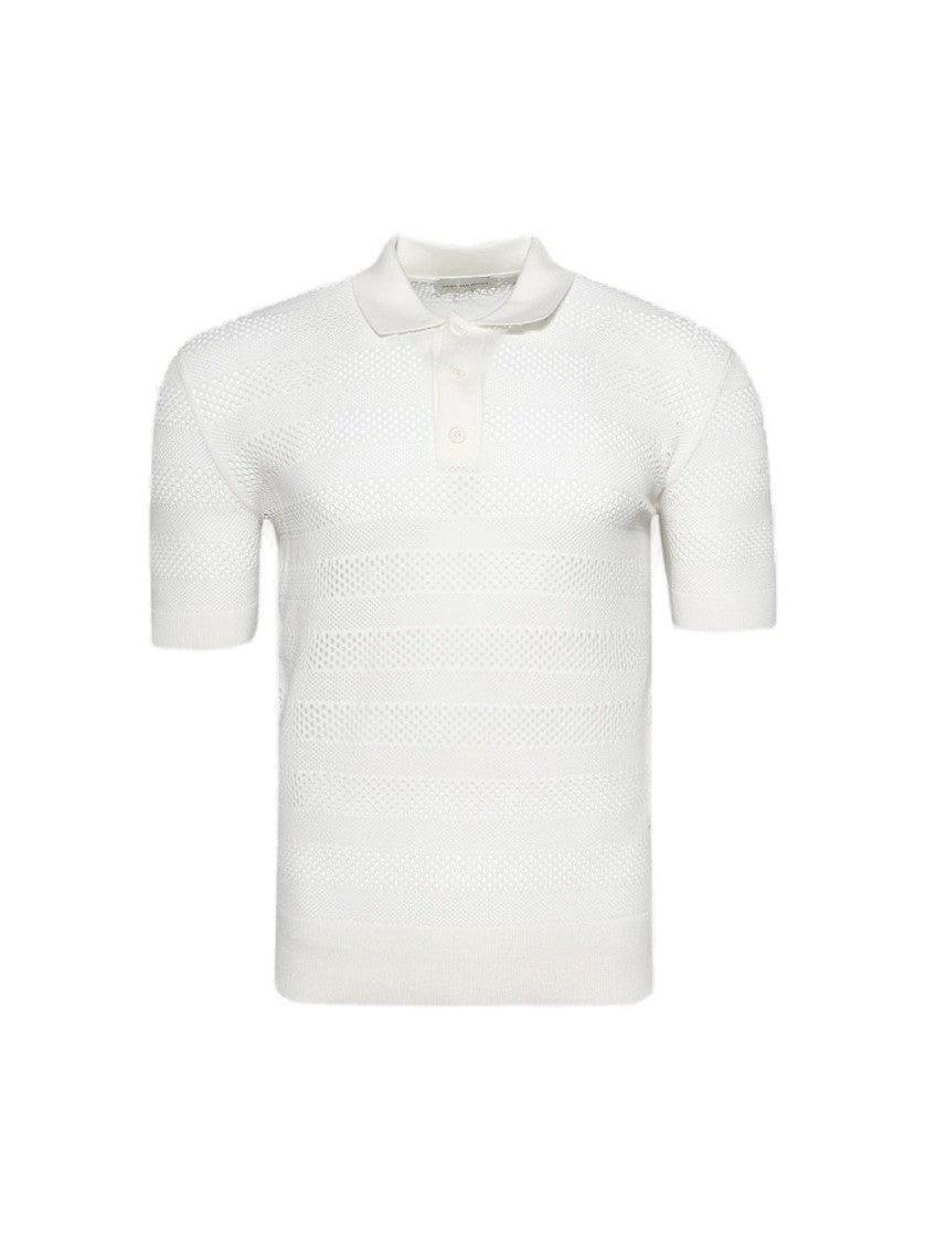 Dries Van Noten Mercy Polo Shirt White