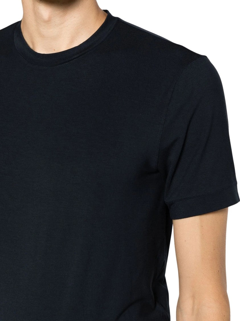 Giorgio Armani Fitted Crewneck Cotton T-Shirt