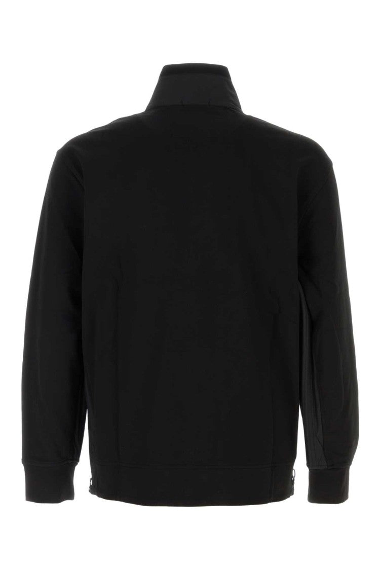 C.P. Company Black Stretch Cotton Sweatshirt