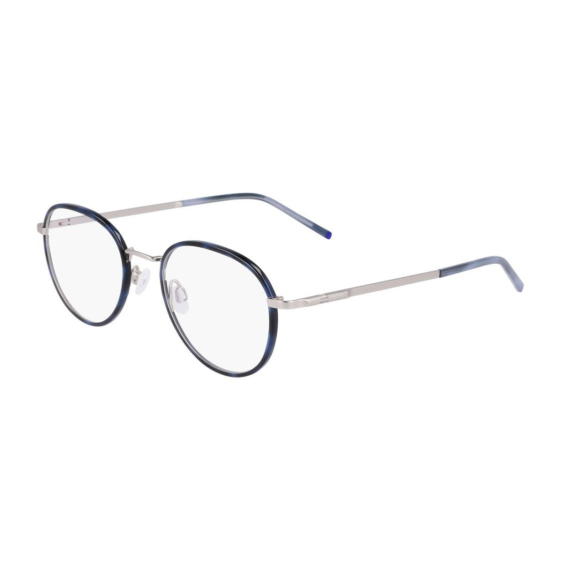 Zeiss Black Zs22104 Celluloid Round Eyeglasses