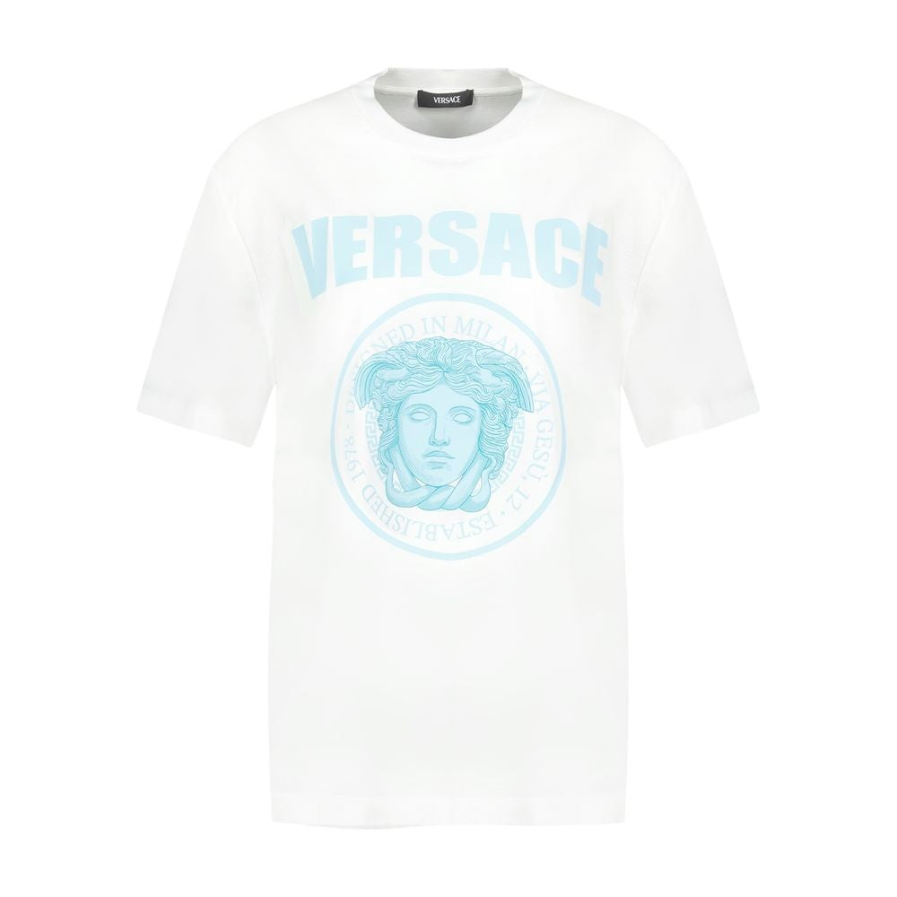 Versace Medusa Rock T Shirt - Cotton - White