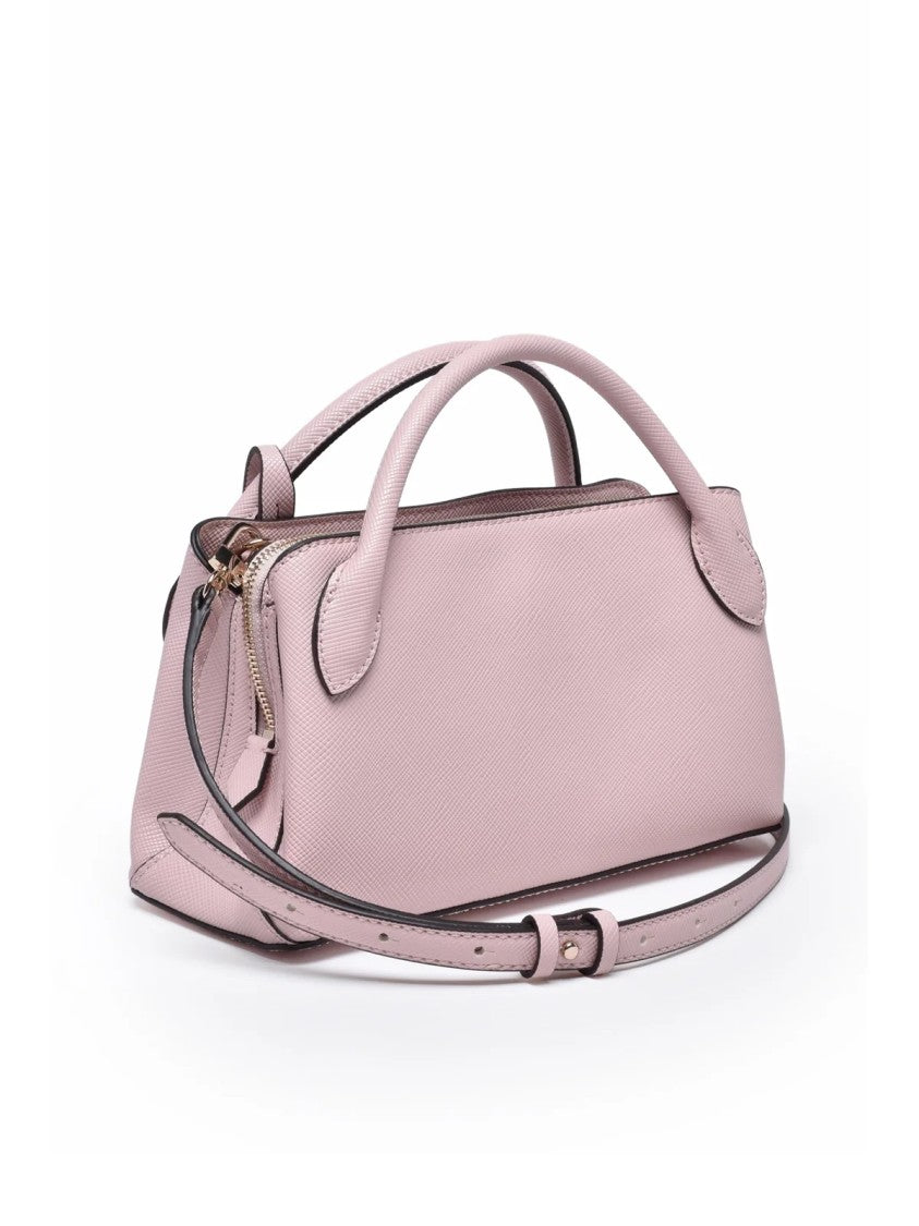 Guess Pink Polyurethane Dual-Handle Shoulder Bag