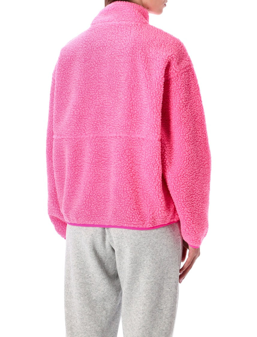 American Vintage Hok Town Pile High-Collar Plush Fabric Jacket