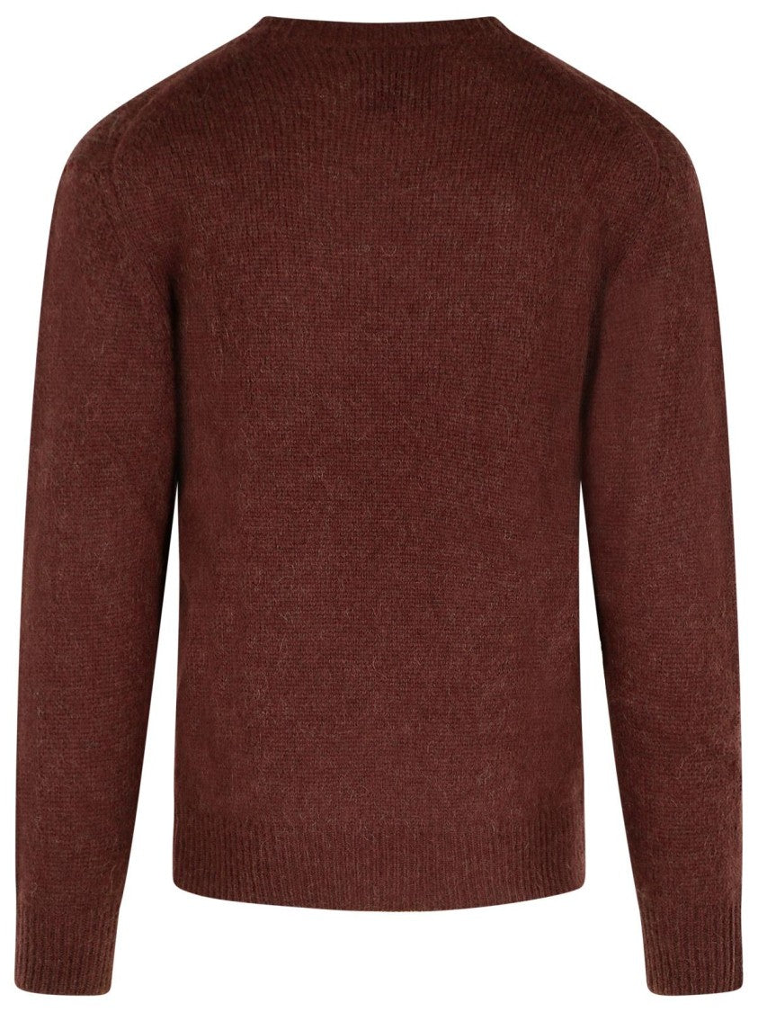 Seven Gauge Brown Alpaca Blend Sweater