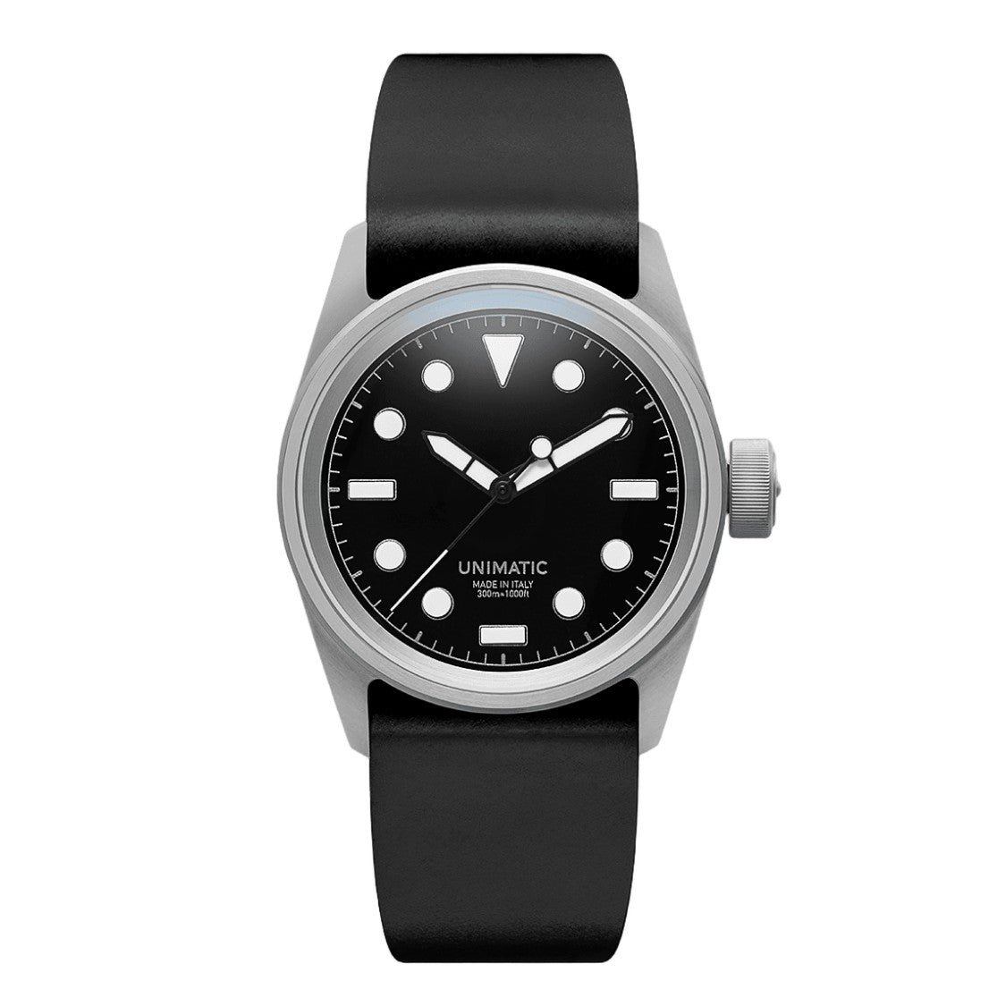 Unimatic Round Dial Wristwatch With Interchangeable Straps