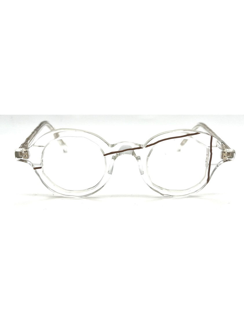 Masahiromaruyama Rounded Metallic Optical Frame With Lightweight Design