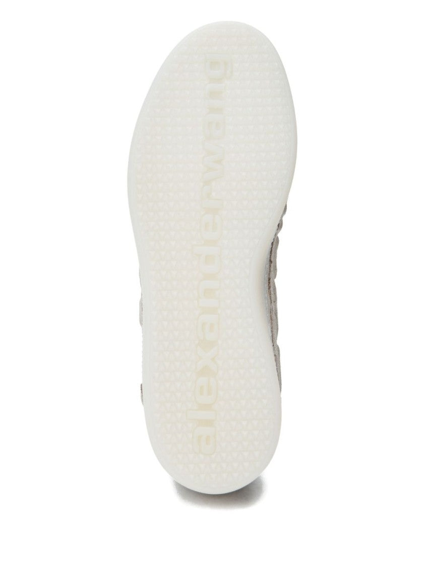 Alexander Wang Low-Top Vitello Sneakers With Textured Finish