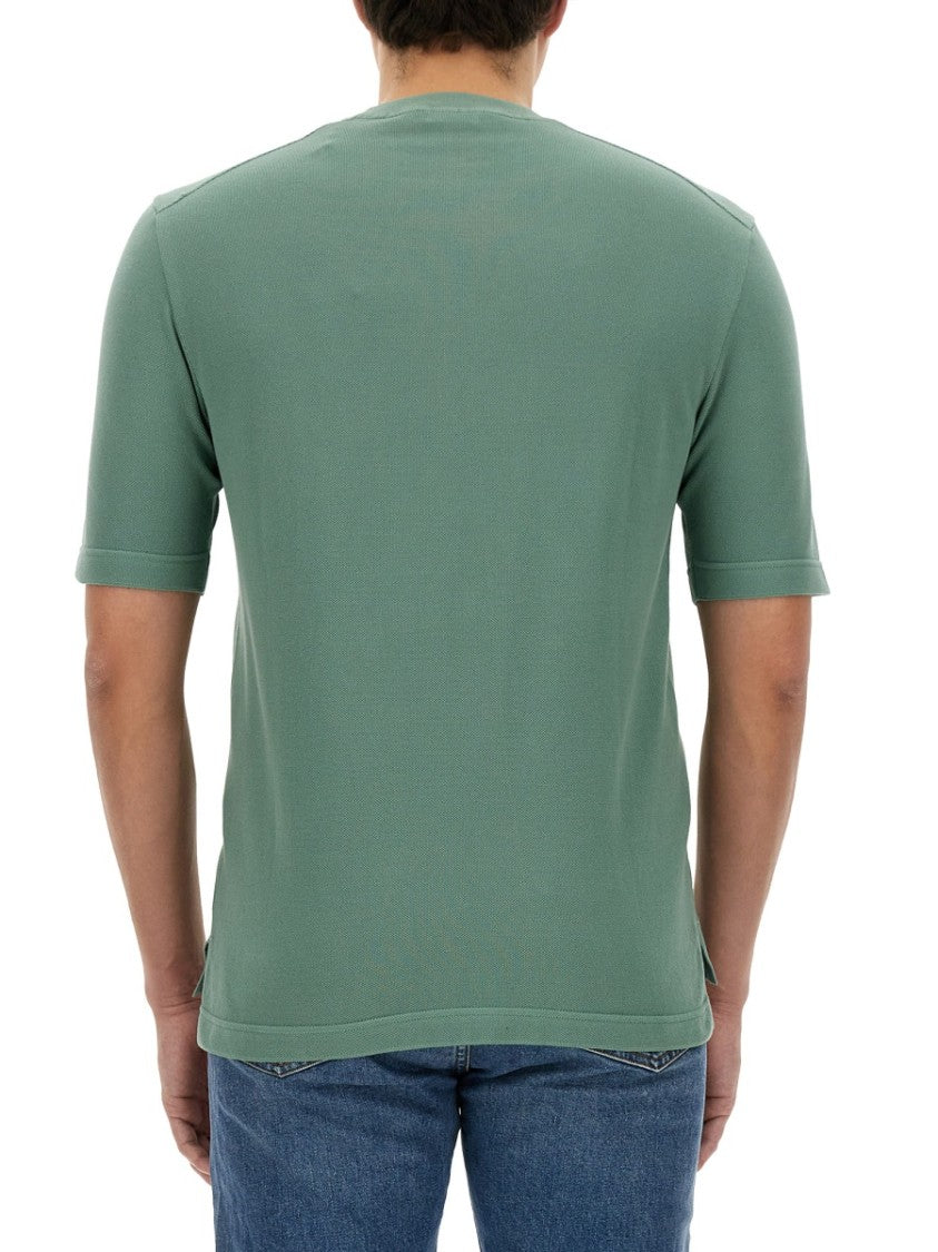 Zegna T-Shirt With Subtle Logo Detail