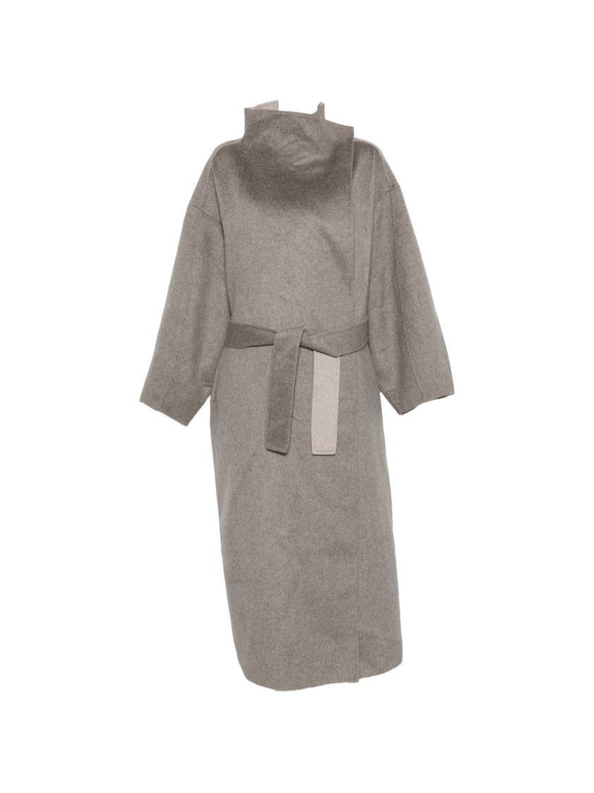 The Frankie Shop Oversized High-Collar Long Coat