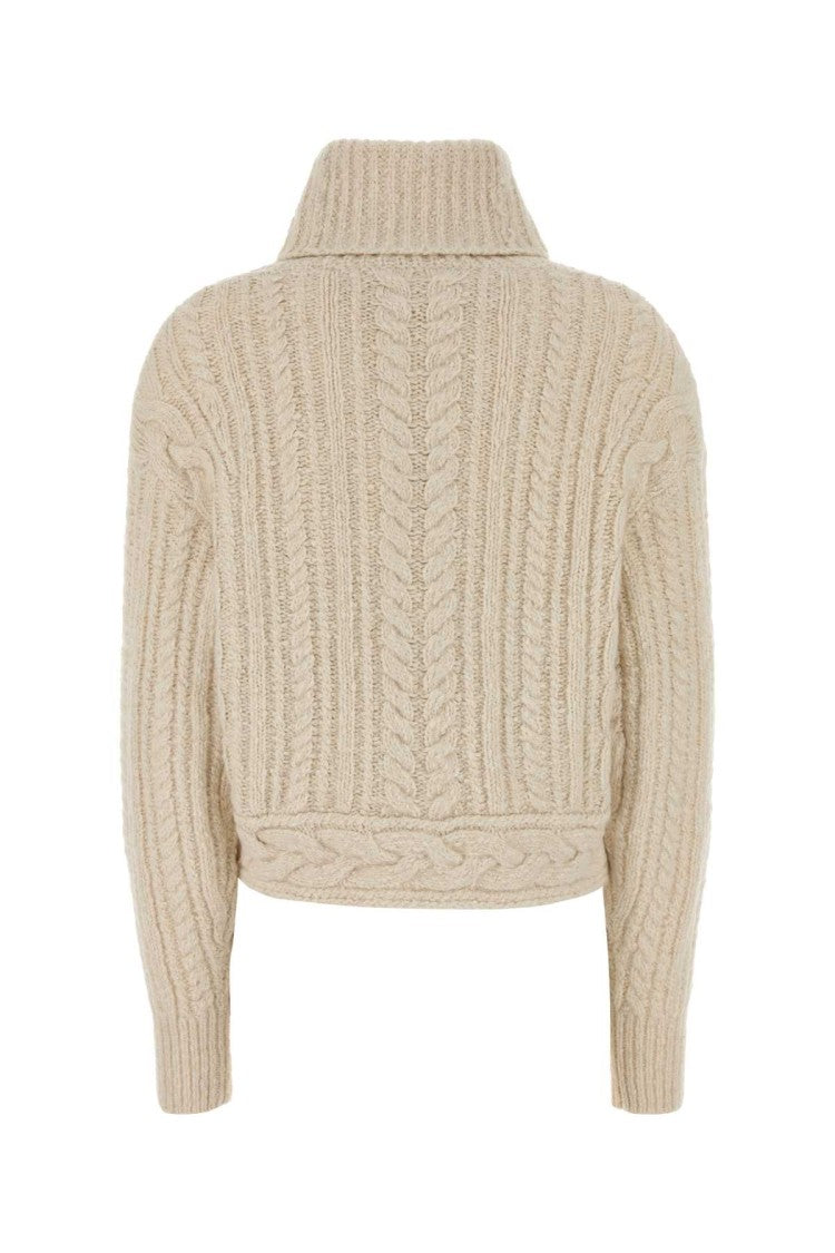 Isabel Marant Étoile Ivory Cotton Blend Brenda Sweater