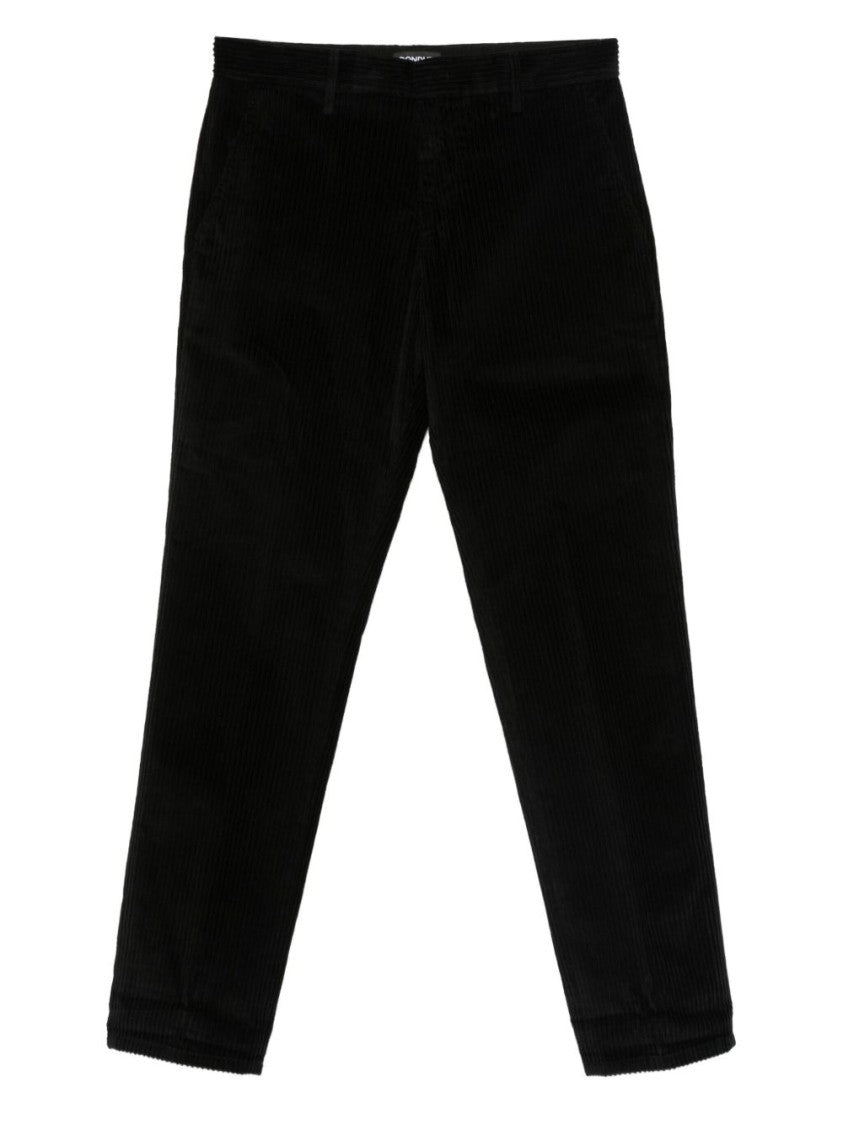 Dondup Corduroy Finish Black Jeans