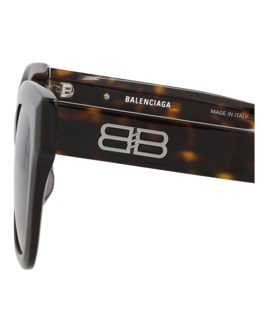 Balenciaga Square-Frame Acetate Sunglasses With Saddle Nose Bridge