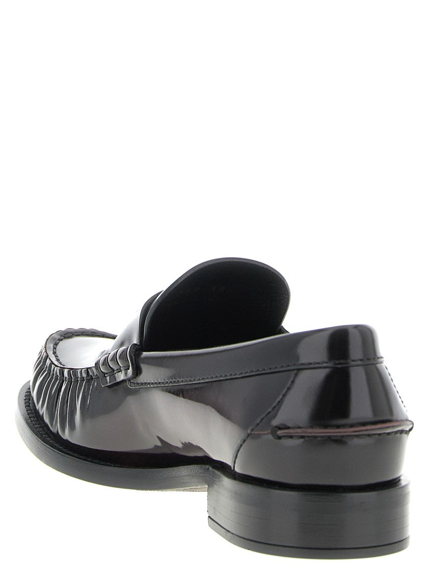 Prada Brushed Leather Loafers