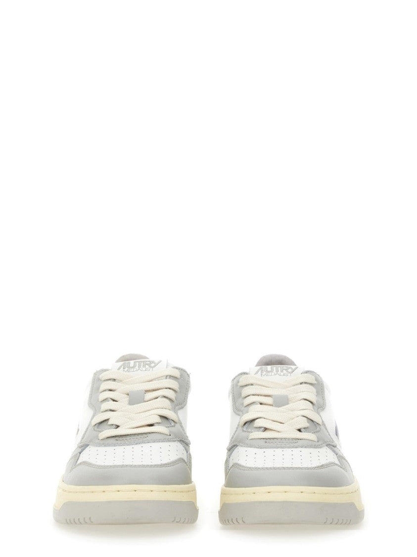 Autry Medalist Low Cow Leather Perforated Sneakers