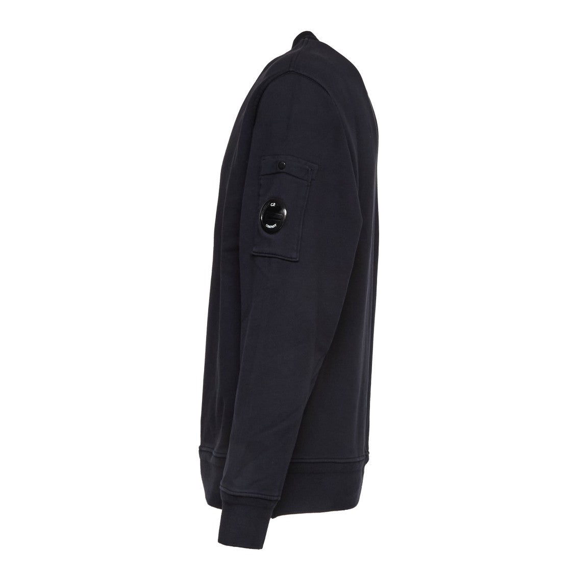 C.P. Company Cotton Diagonal Fleece Lens Sweatshirt
