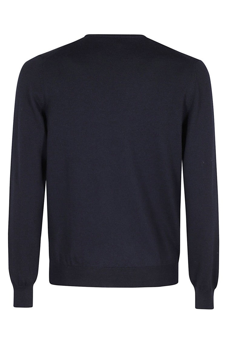 Tagliatore Crew Neck Sweater In Luxurious Virgin Wool