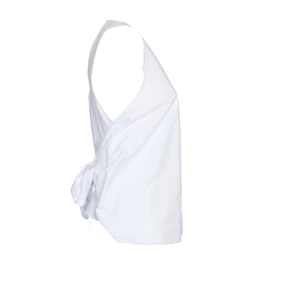 N°21 Sleeveless Top With Oversized Bow Detail