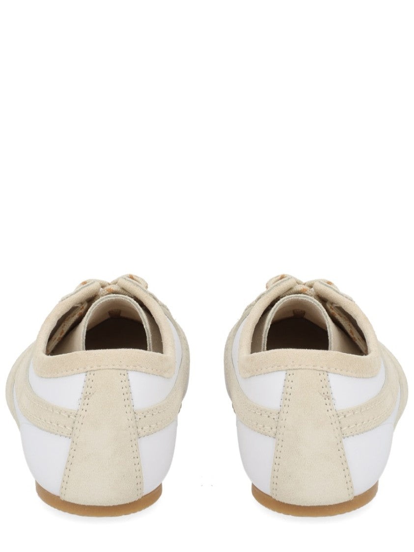 Dries Van Noten Low-Profile Leather Suede Sneakers