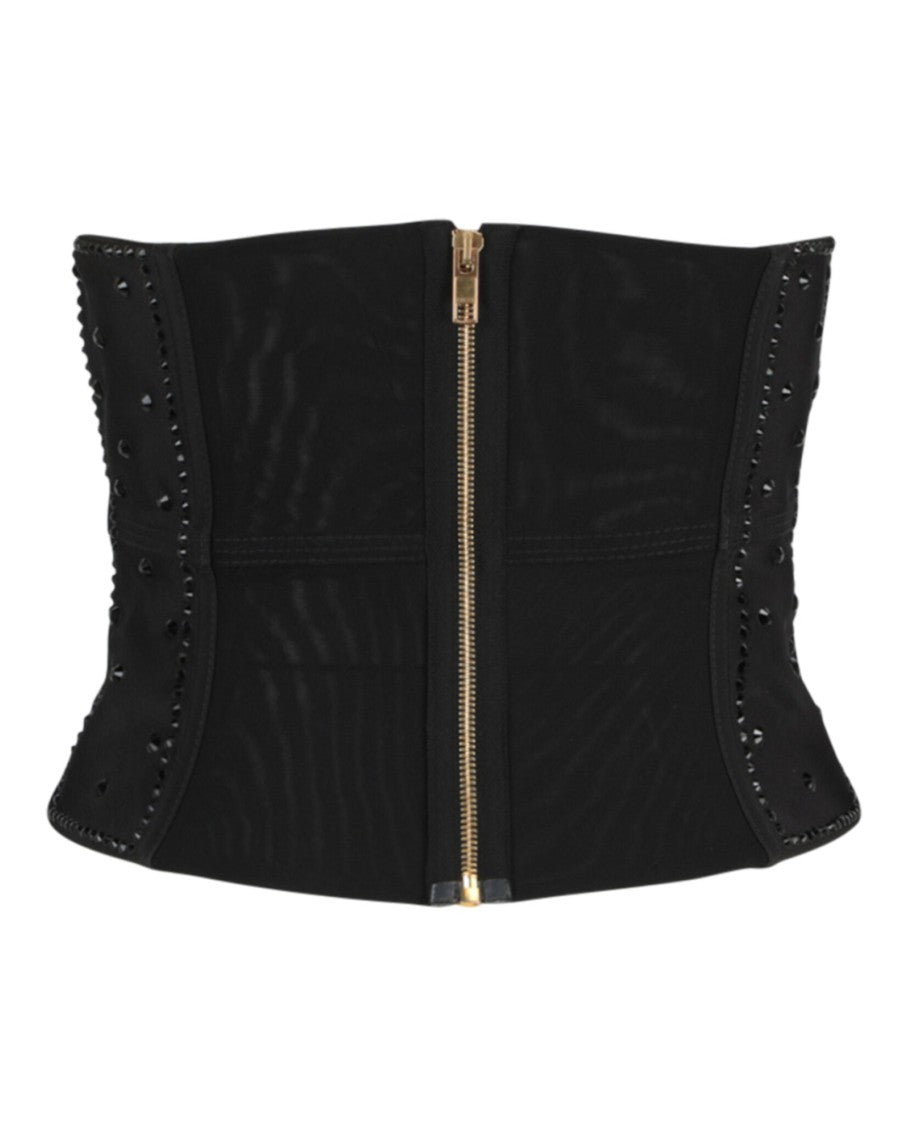 Gucci Sequin Embroidered Corset Top