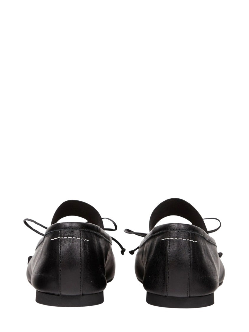 Mm6 By Maison Margiela Anatomic Minimalist Elastic Strap Flats