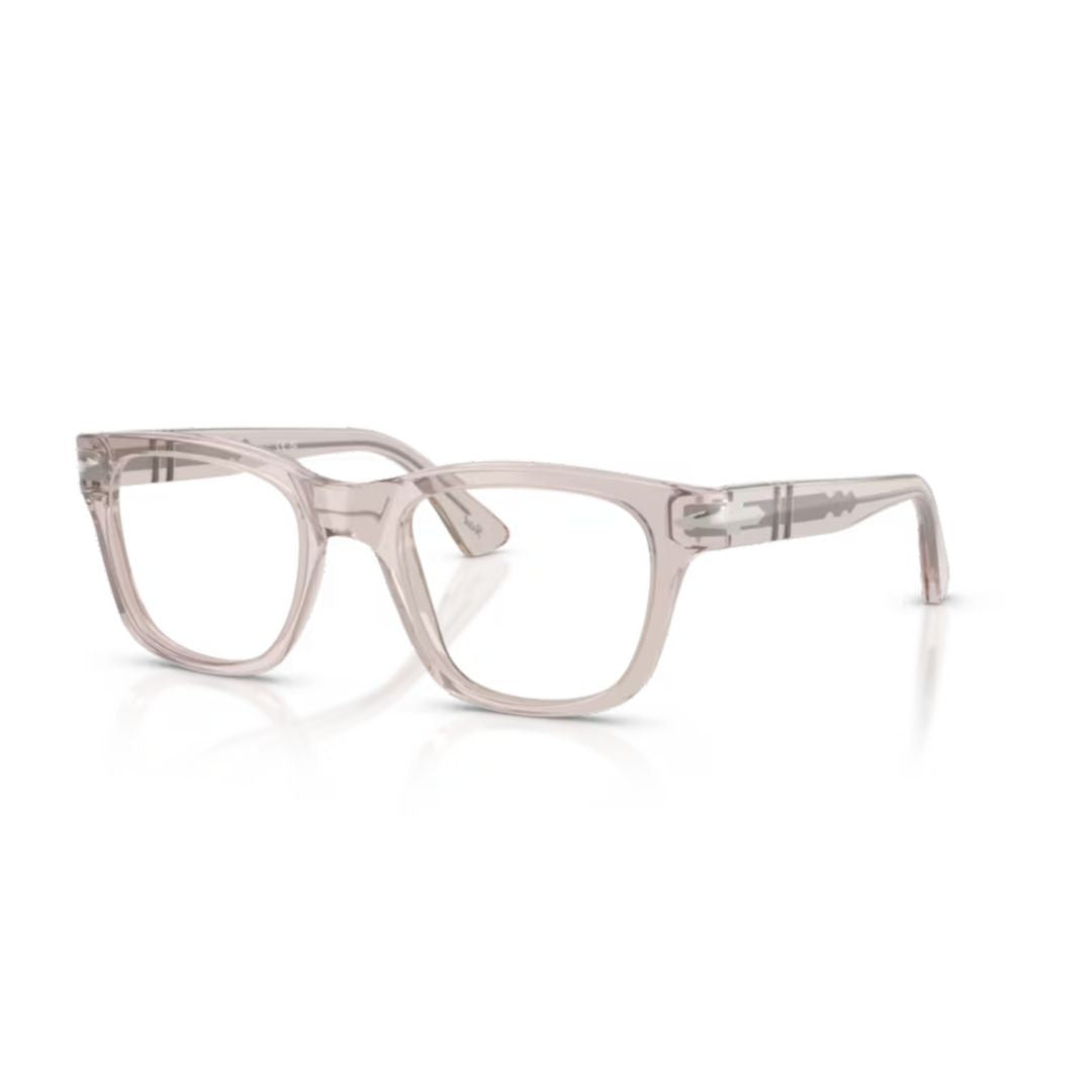 Persol 0Po3389v Translucent Acetate Eyeglasses With Distinctive Temple Detailing