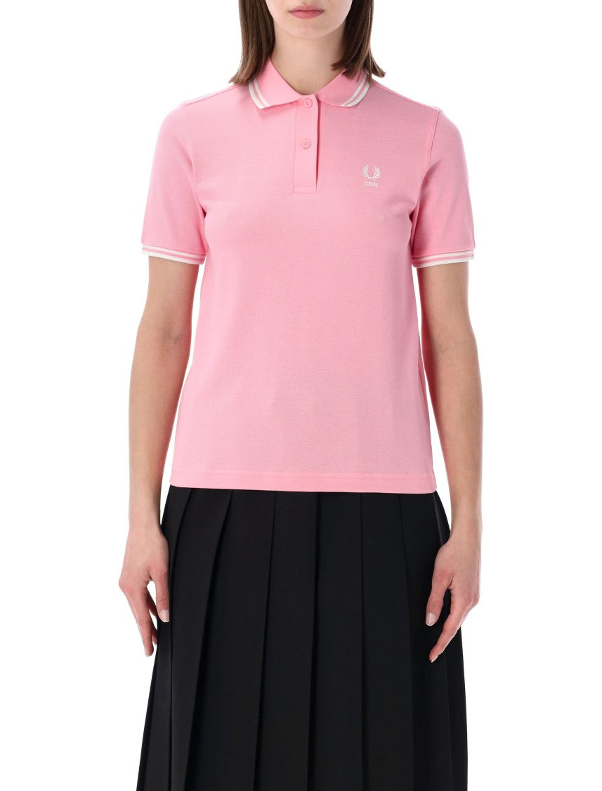 Comme Des Garçons Fred Perry Pique Contrasting Trim Polo