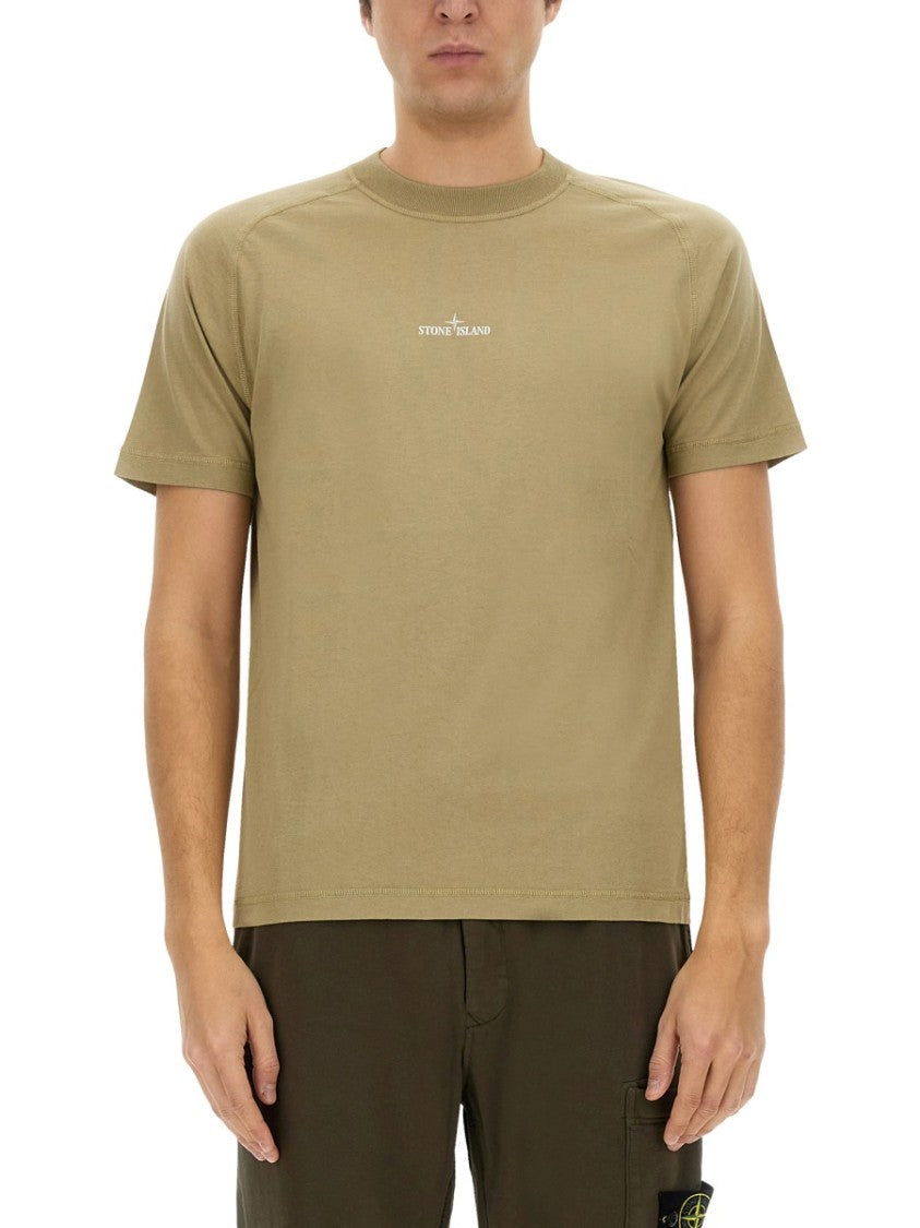 Stone Island Relaxed Fit Logo T-Shirt With Subtle Branding