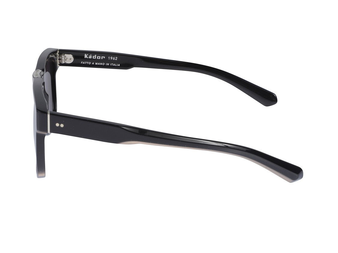 Kador Rider Flag/N Glossy Black Square Sunglasses